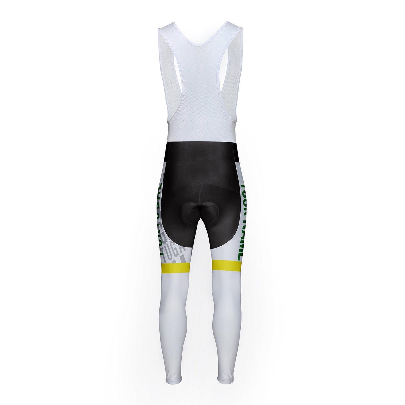 Customized Portugal Unisex Thermal Fleece Cycling Bib Tights Long Pants