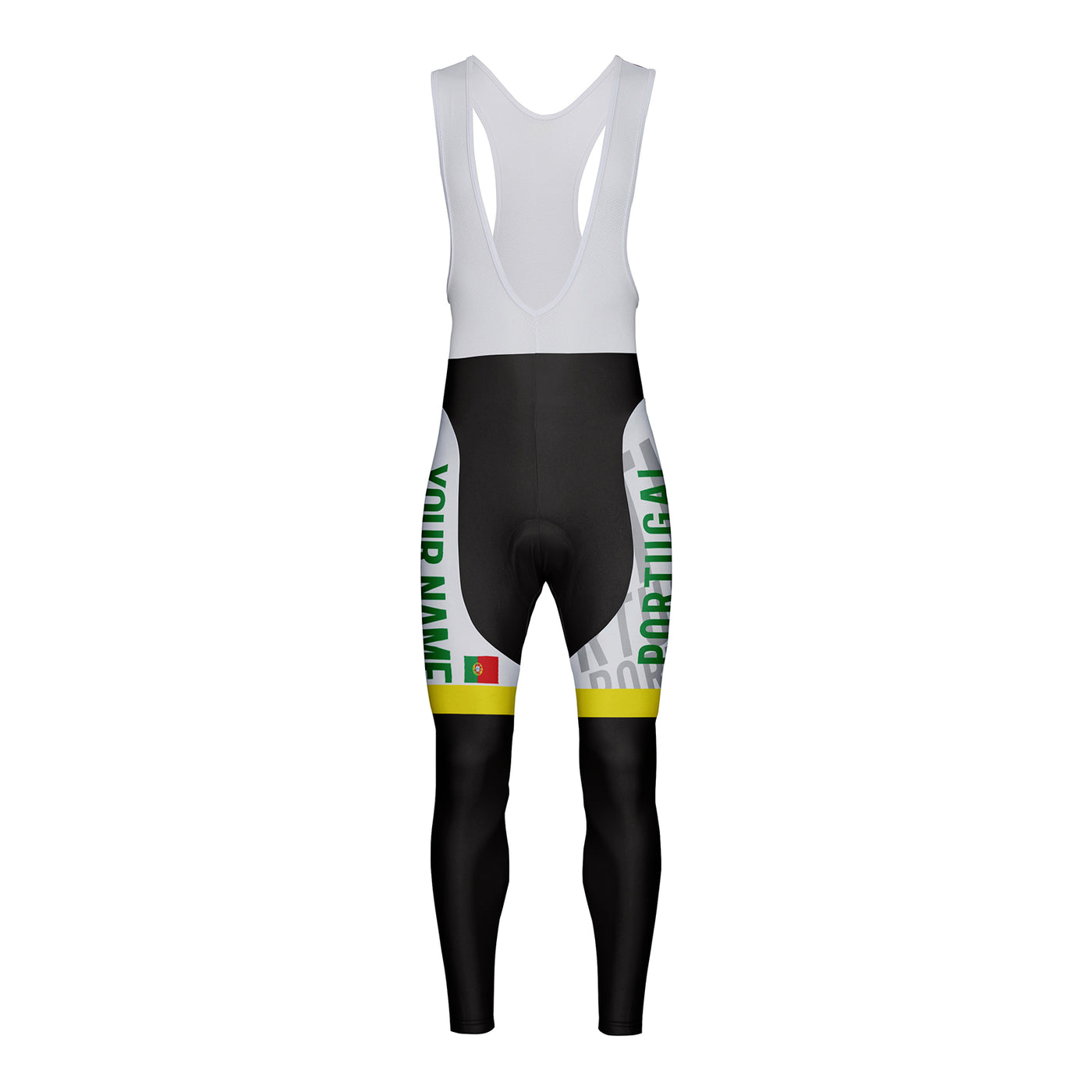 Customized Portugal Unisex Cycling Bib Tights Long Pants