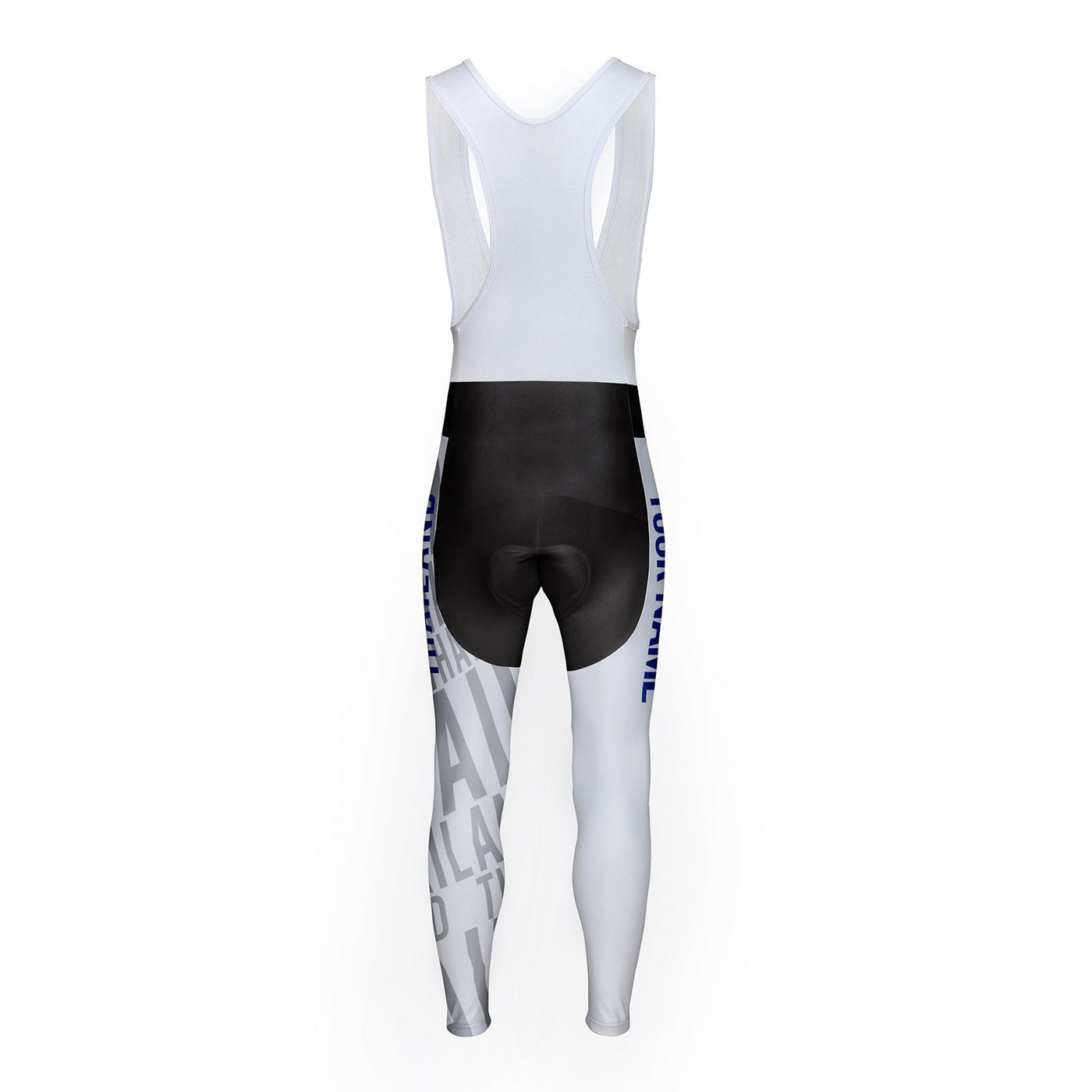 Customized Thailand Unisex Thermal Fleece Cycling Bib Tights Long Pants