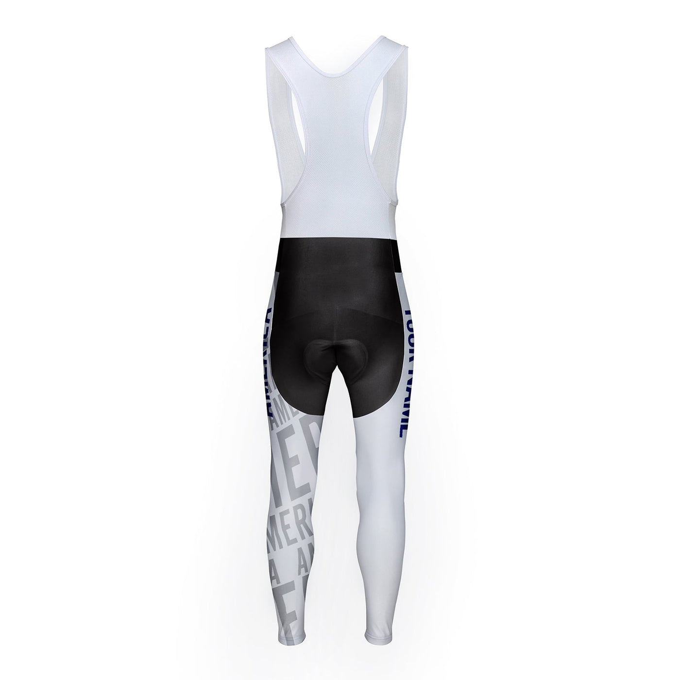 Customized America Unisex Thermal Fleece Cycling Bib Tights Long Pants