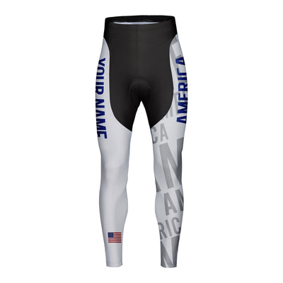 Customized America Unisex Cycling Tights Long Pants