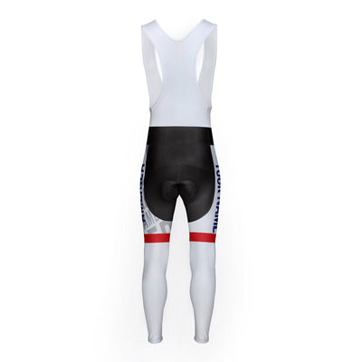 Customized America Unisex Thermal Fleece Cycling Bib Tights Long Pants