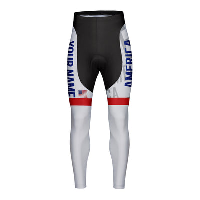 Customized America Unisex Cycling Tights Long Pants