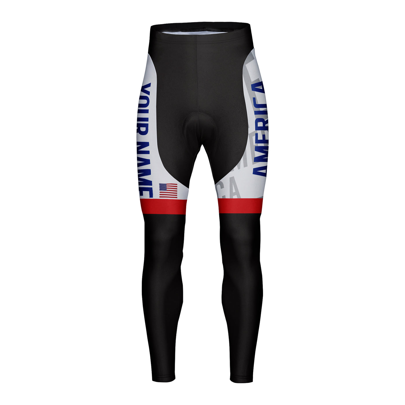 Customized America Unisex Cycling Tights Long Pants