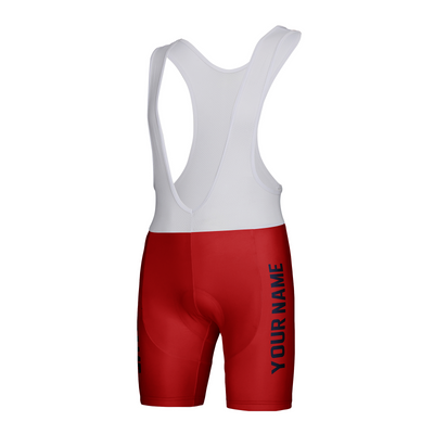 Customized New England Team Unisex Cycling Bib Shorts