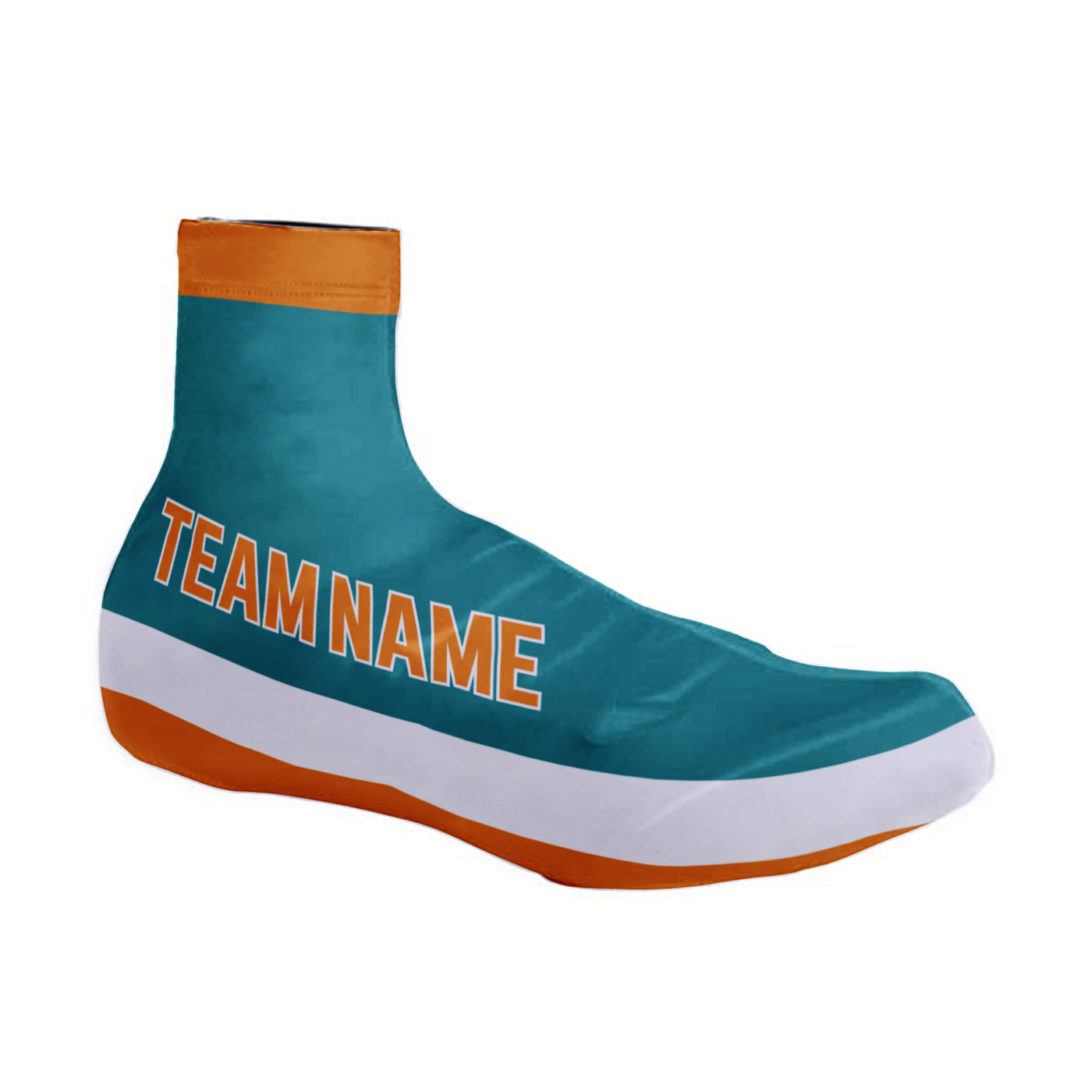 Customized Miami Team Cycling Shoe Covers