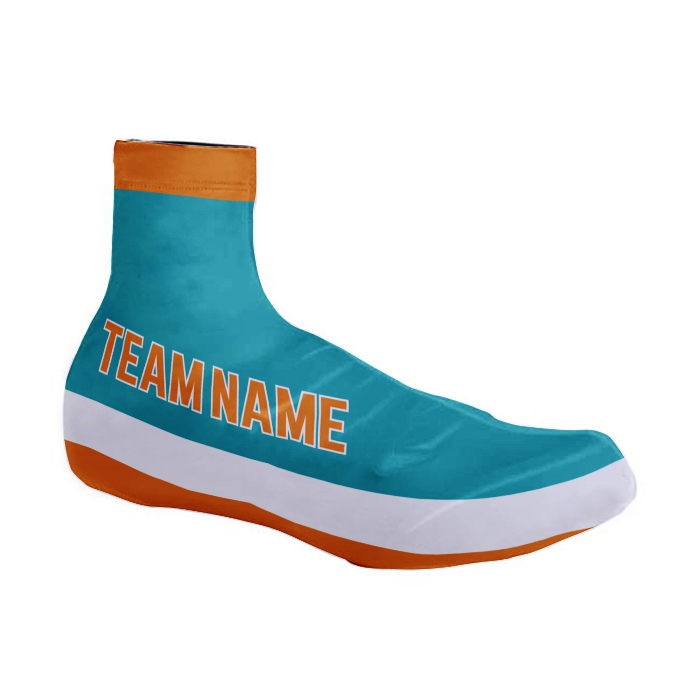 Customized Miami Team Cycling Shoe Covers