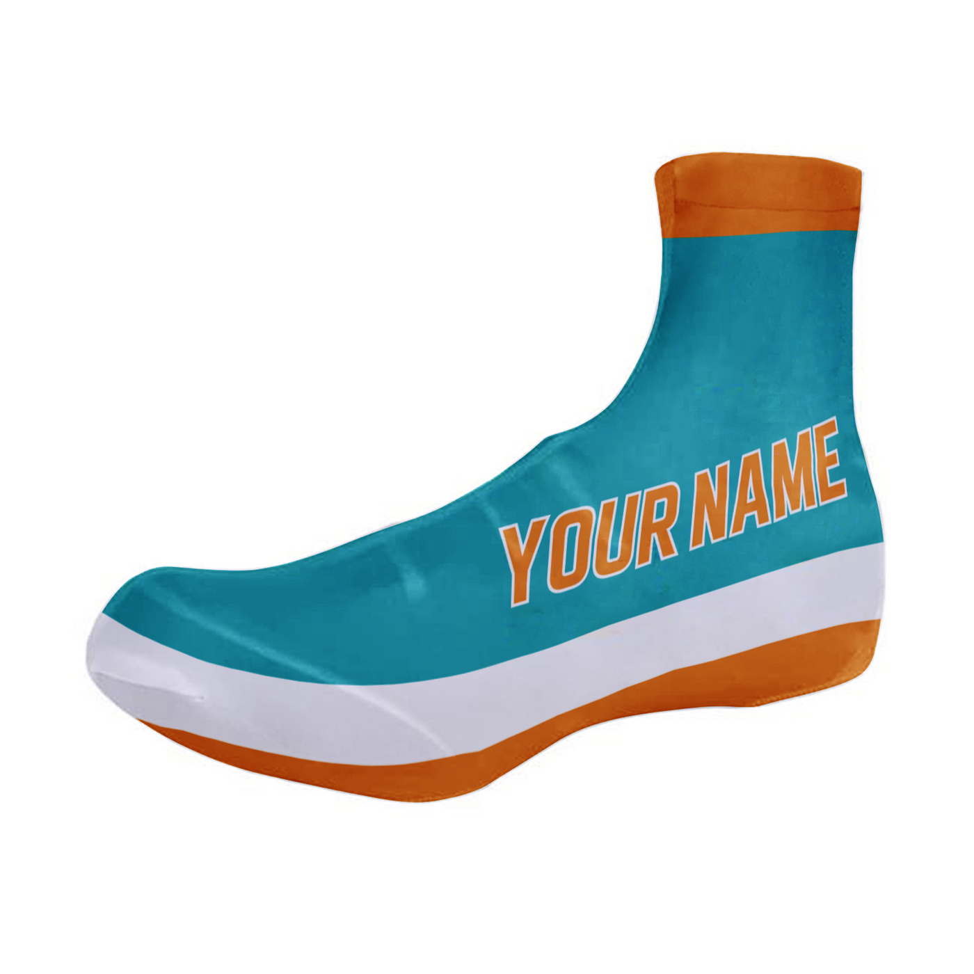 Customized Miami Team Cycling Shoe Covers