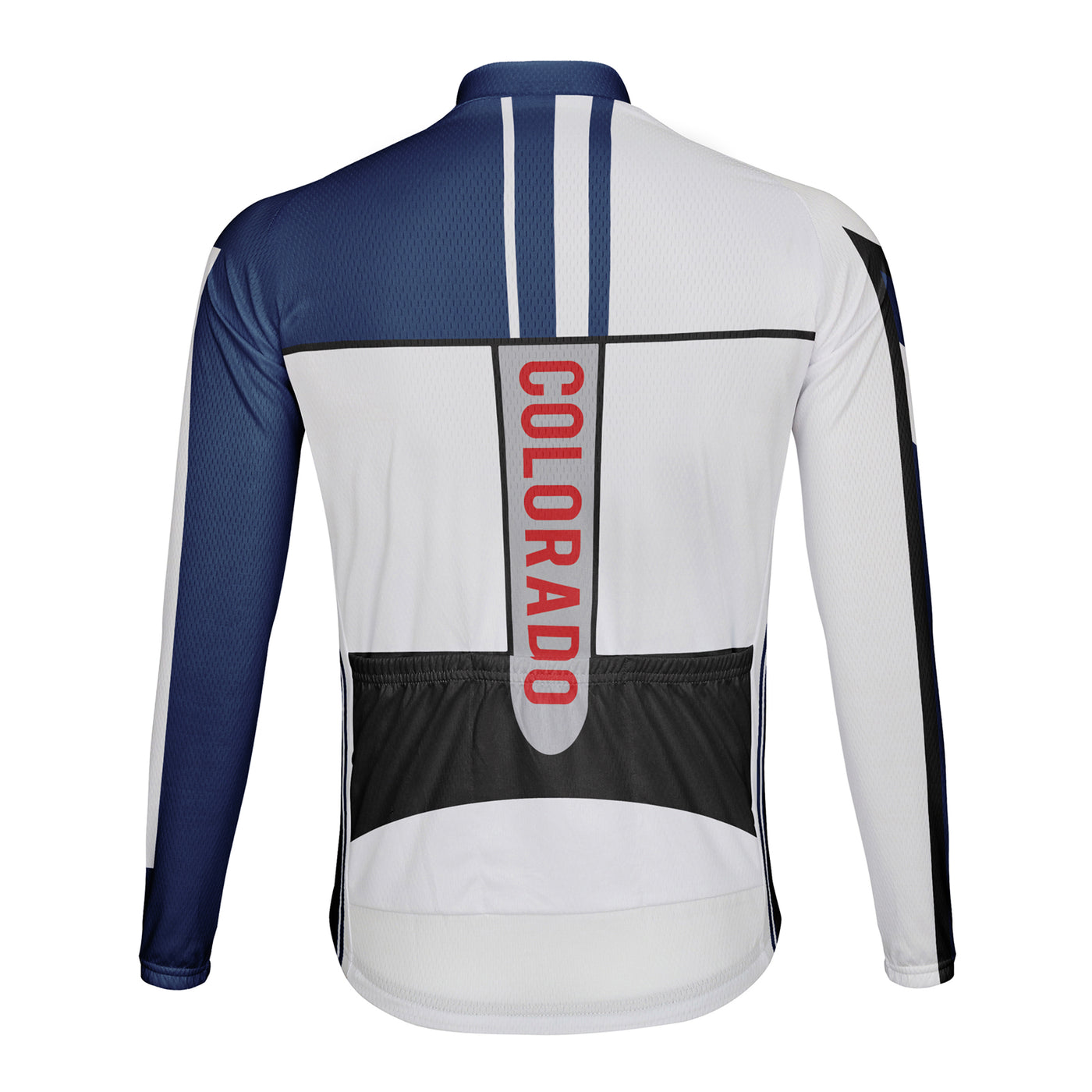 Customized Colorado Winter Thermal Fleece Men's Cycling Jersey Long Sleeve