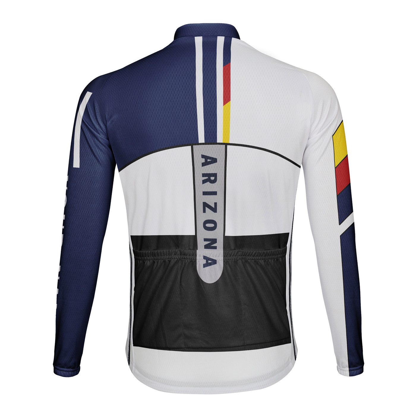 Customized Arizona Winter Thermal Fleece Men's Cycling Jersey Long Sleeve